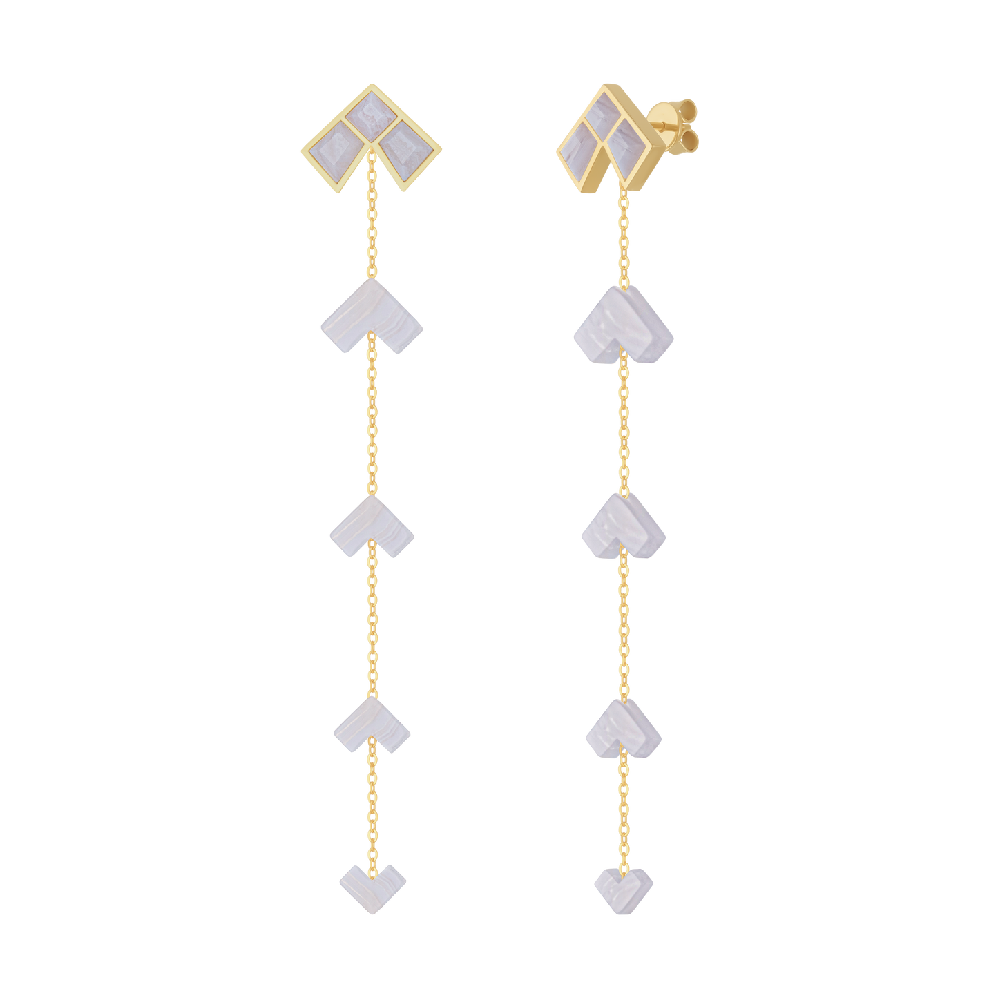 Tessera Convertible Earrings