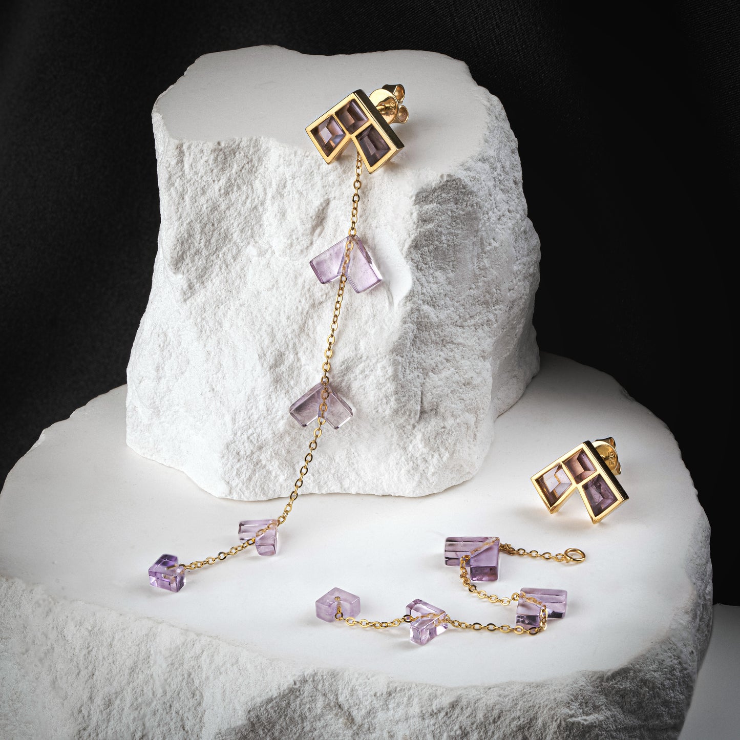 Tessera Convertible Earrings