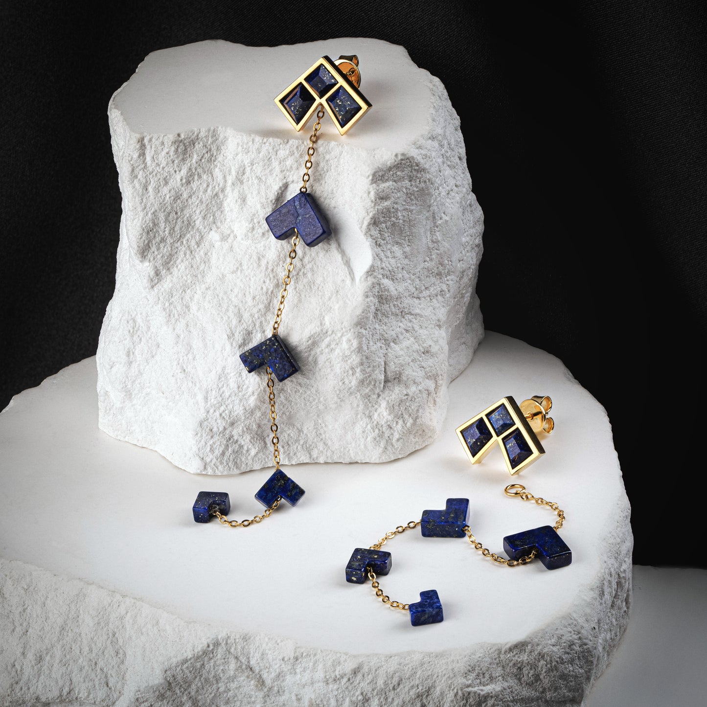 Tessera Convertible Earrings
