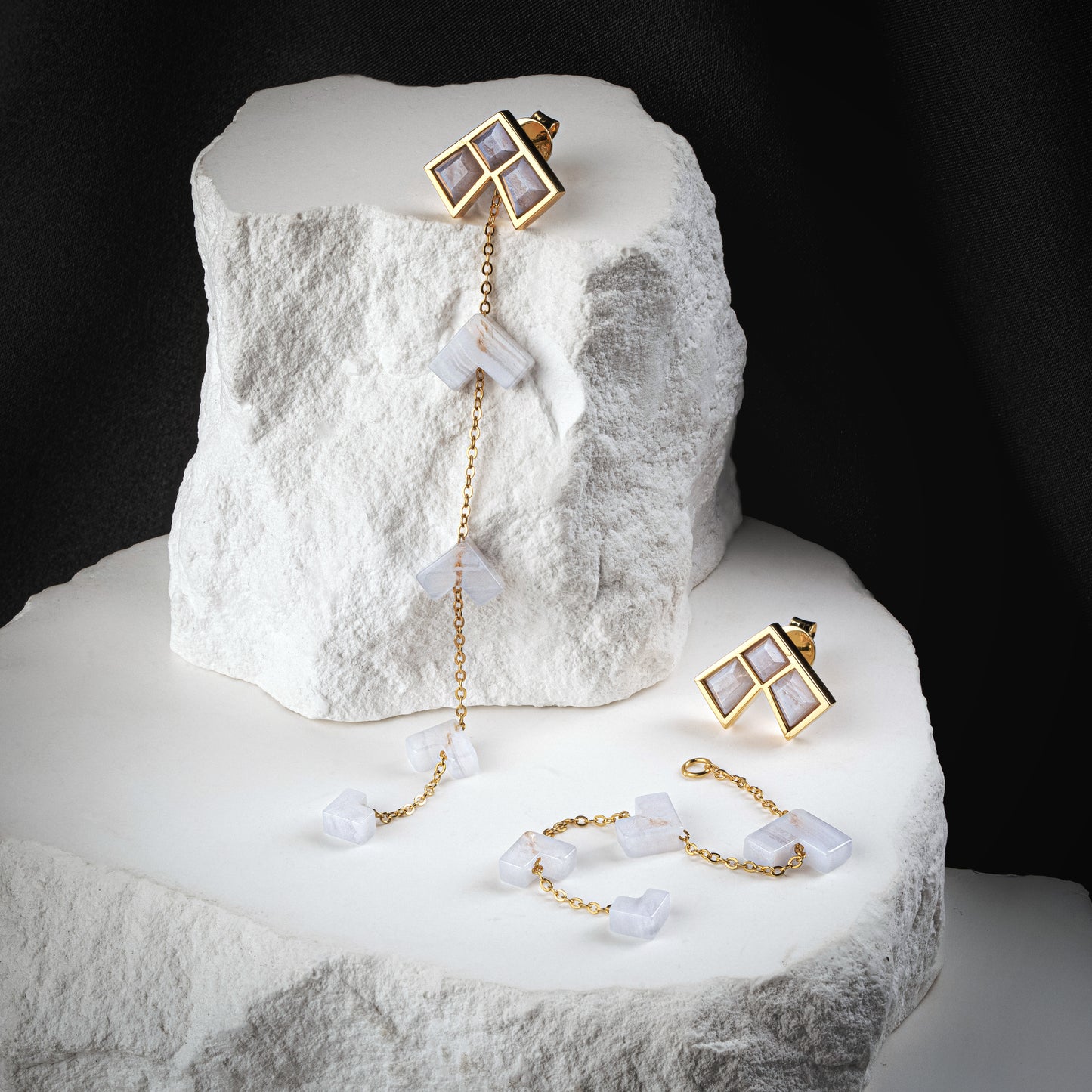 Tessera Convertible Earrings