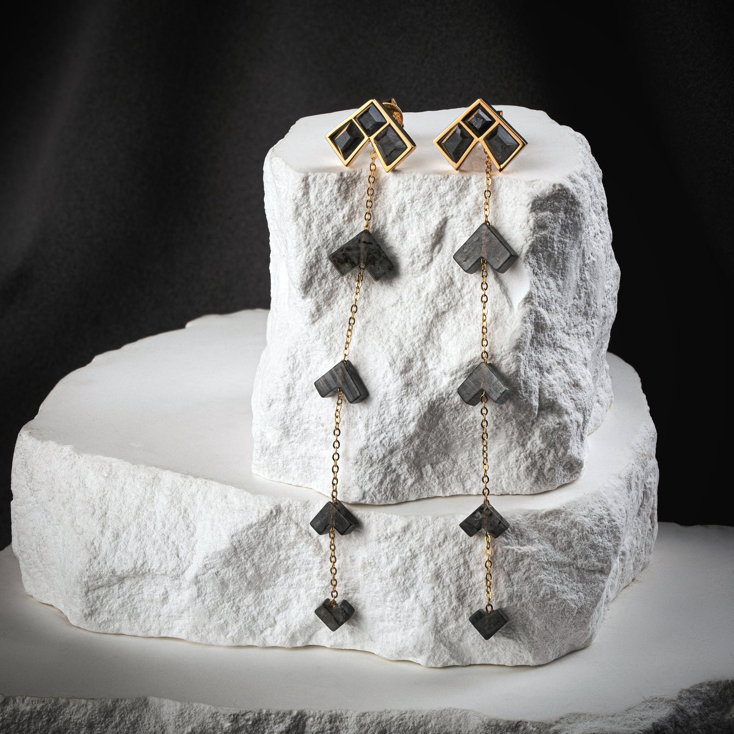 Tessera Convertible Earrings